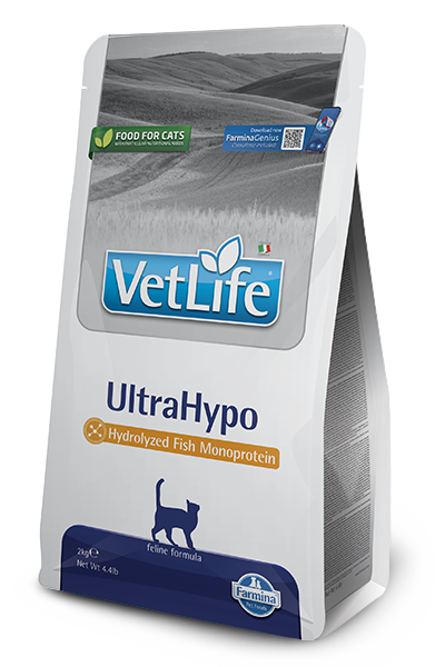 Farmina VetLife Prescription Diet ((UltraHypo)) Feline Formula 2kg
